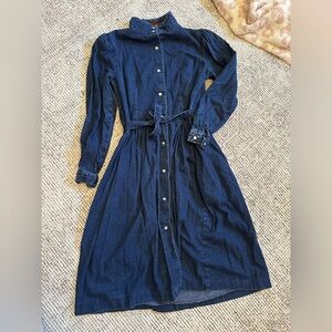 Vintage denim dress